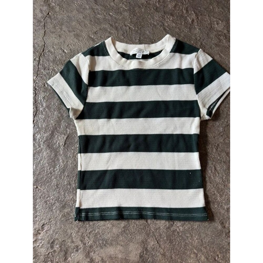 Women’s XS Green/ Cream Stripe Shirt